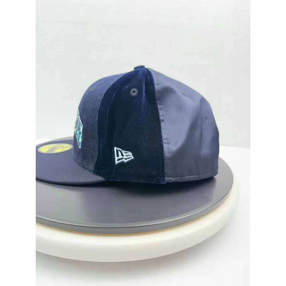 New Era Seattle Mariners Corduroy 59FIFTY Fitted Hat 7 3/4 2001‎ All Star Game